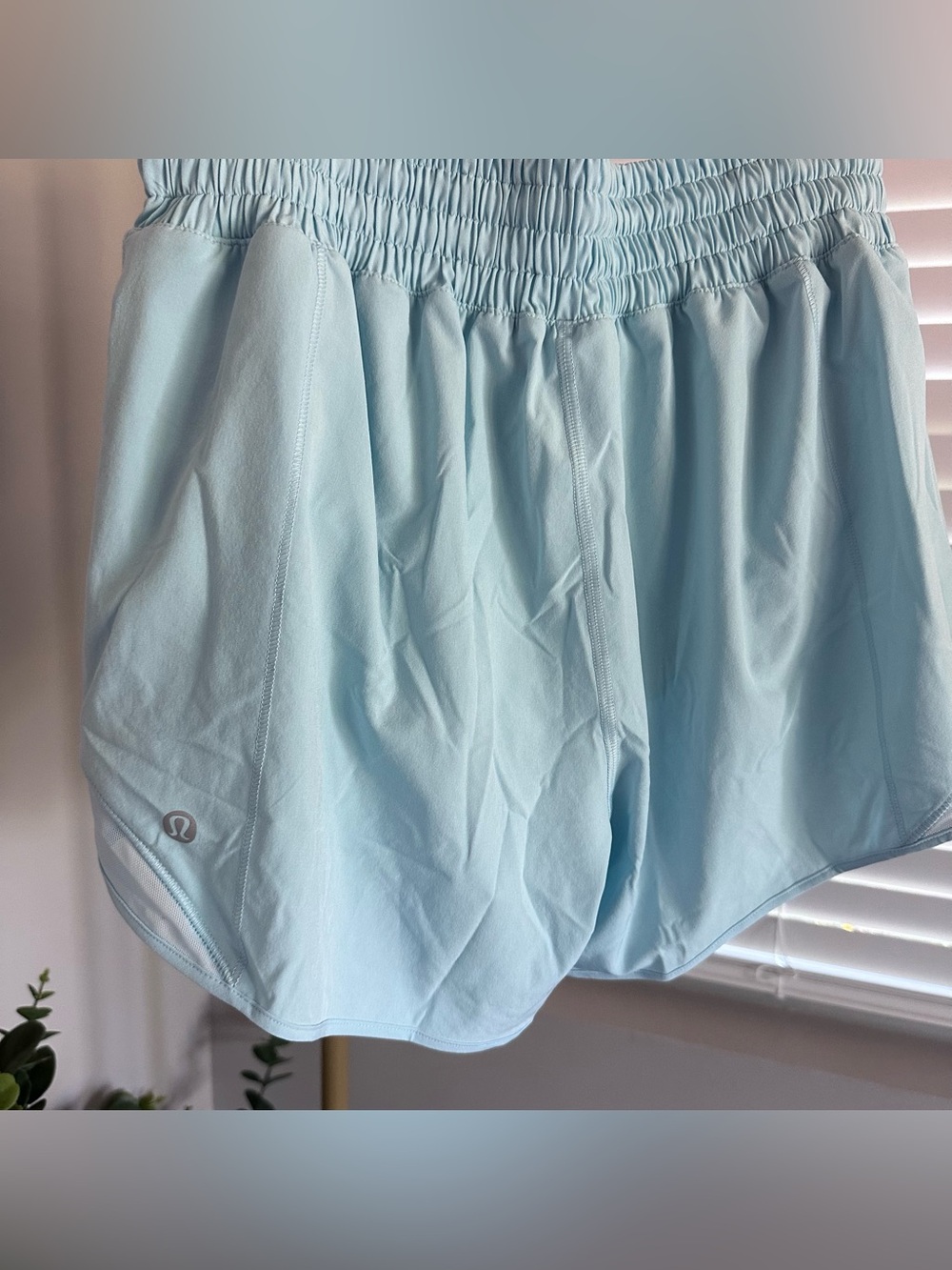 Lululemon Light Blue Women's Athletic Shorts - Picture 4 of 7